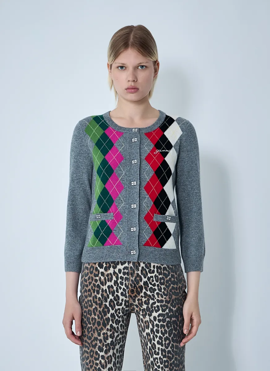 Cashmere-Blend Cardigan