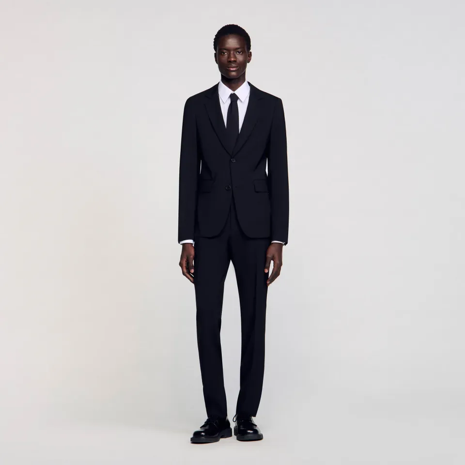 Virgin wool suit jacket