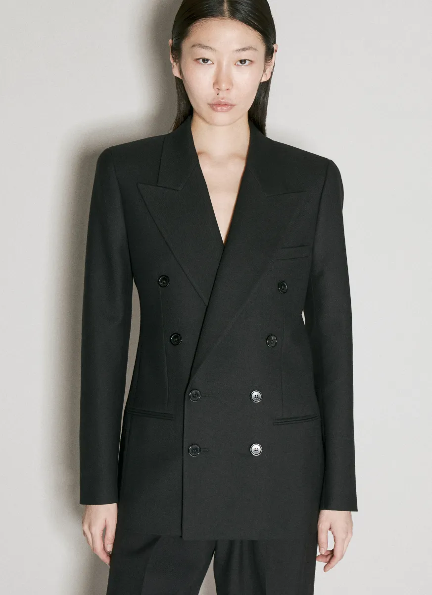 Wool Gabardine Blazer