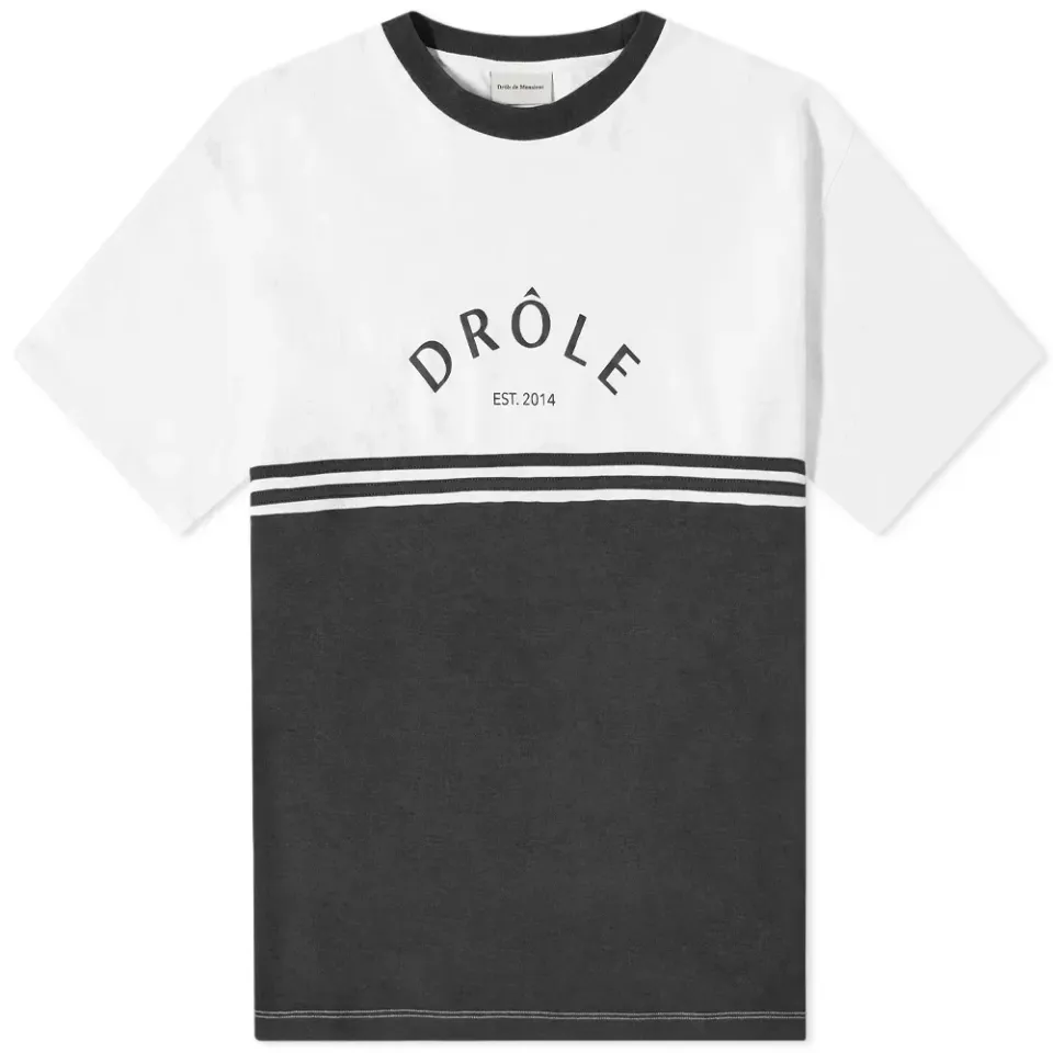 Drôle de Monsieur Colour Blocked Logo T-Shirt
