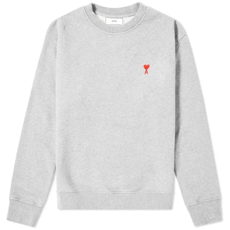 AMI Small Heart Crew Sweat