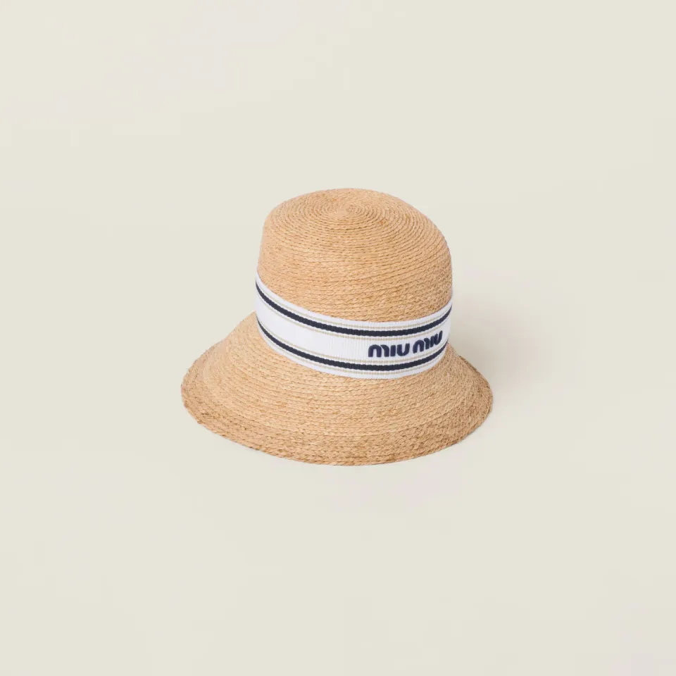 Woven fabric hat