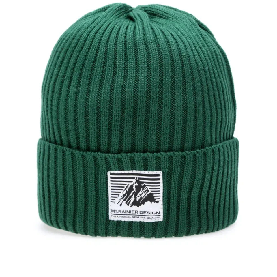 Design Knitted Ribbed Cuff Beanie