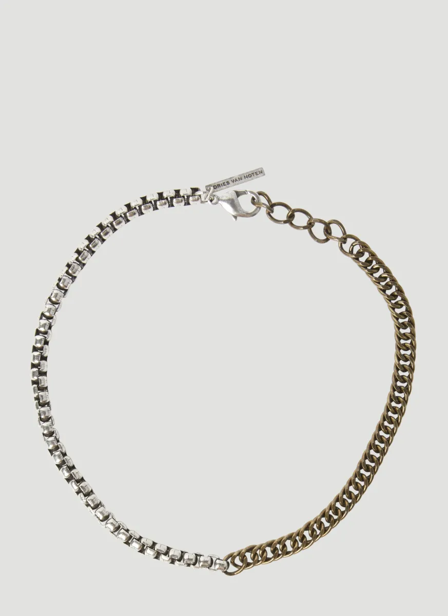 Contrast Chain Necklace