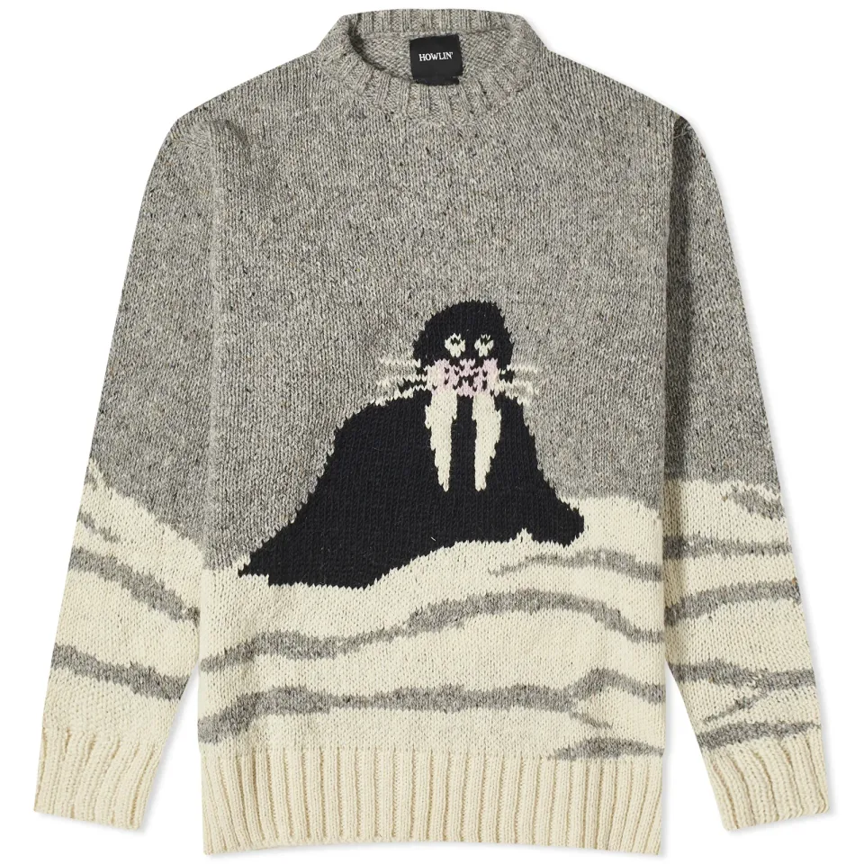 Howlin' Best Walrus in Town Crew Knit