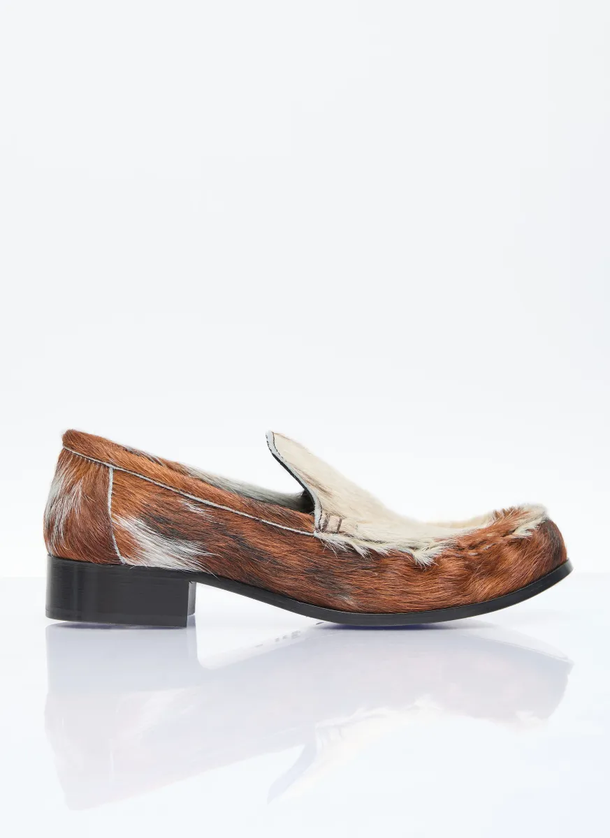 Hairy Leather Loafers