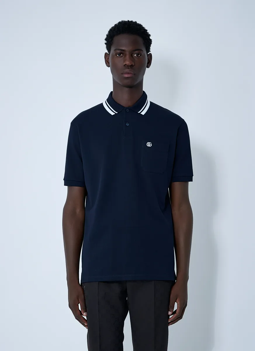 Logo Motif Polo Shirt