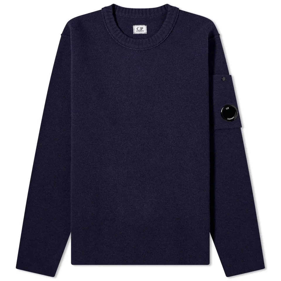 Lens Lambswool Crew Knit