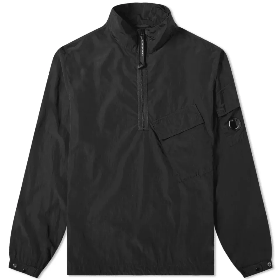Quarter Zip Nylon Overshirt