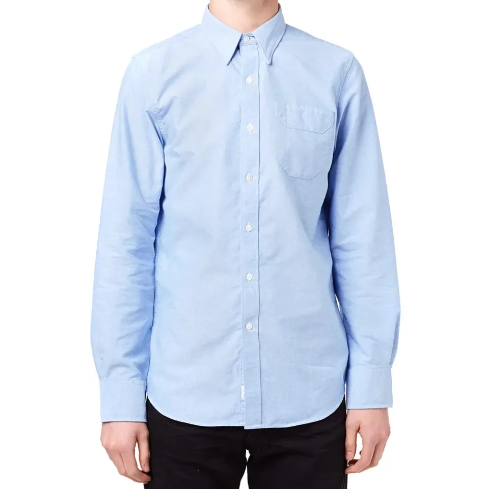 Concealed Button Down Oxford Shirt