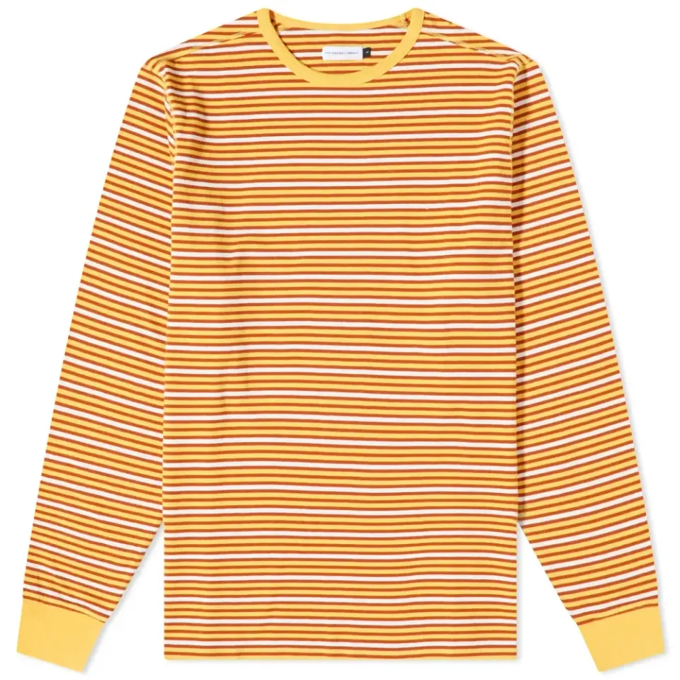 Long Sleeve Stripe Logo T-Shirt