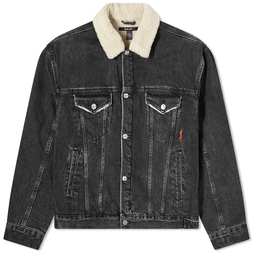 Oh G Fleeced Out Denim Jacket