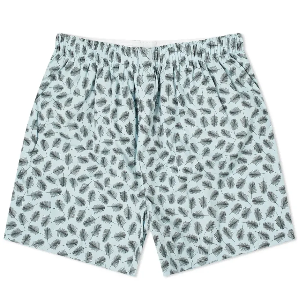 Leaf Print Boxer Short