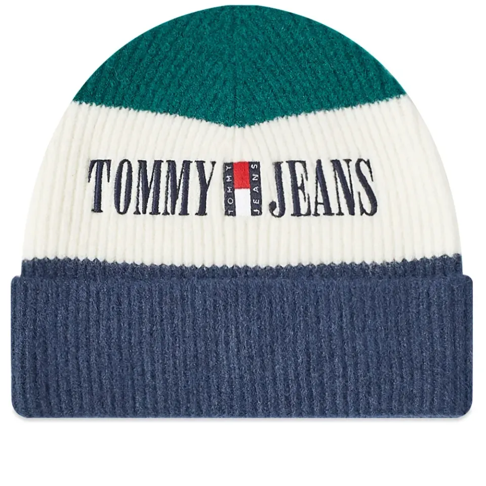 Modern Tech Stripe Beanie