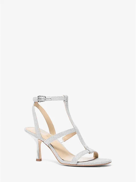 Nara Glitter Chain Mesh Sandal