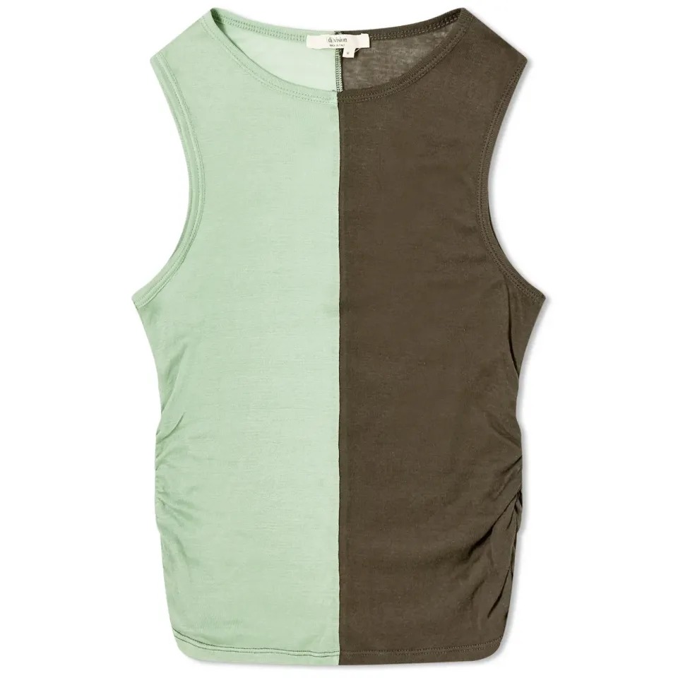 Split Cropped Tank Top