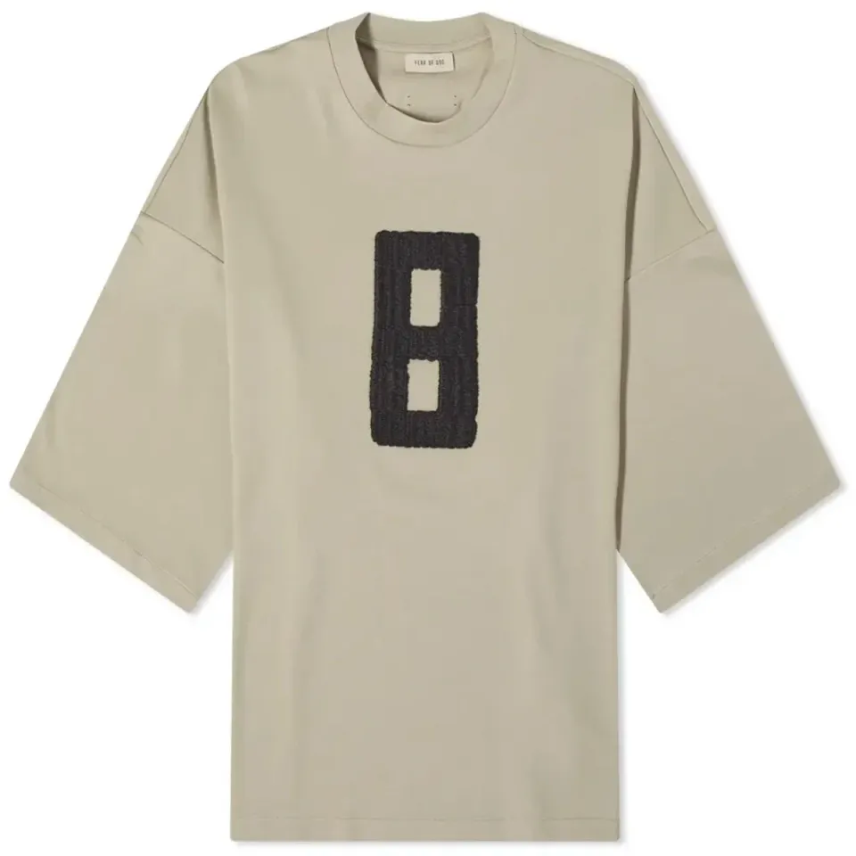 Embroidered 8 Milano T-Shirt