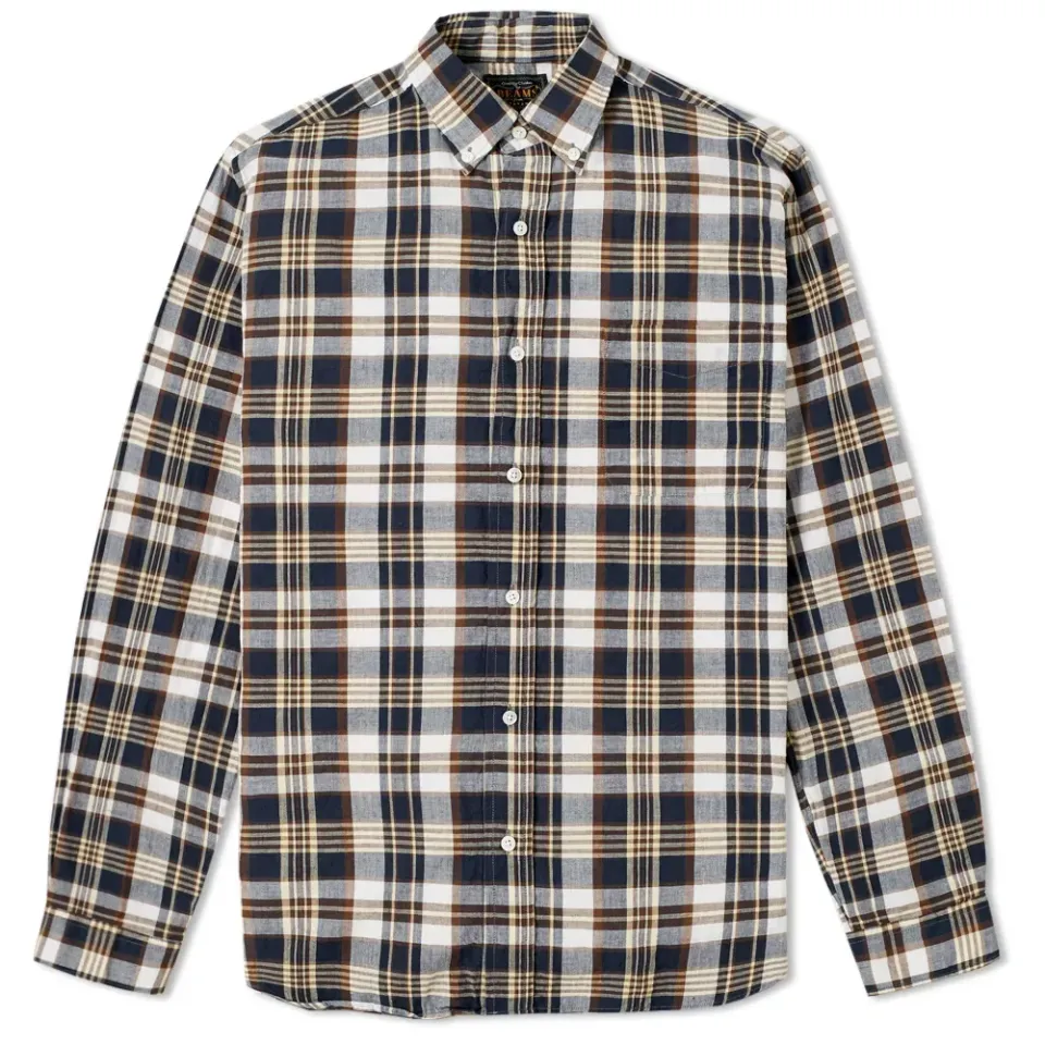 Button Down Madras Shirt
