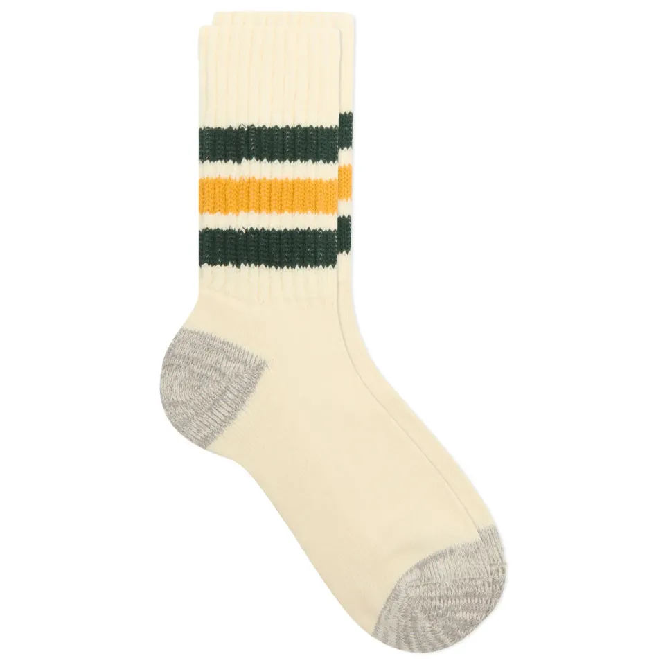 Coarse Rib Old School Crew Sock