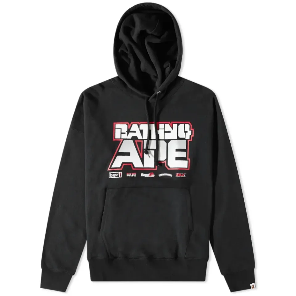 Graphic #1 Loose Fit Pullover Hoody