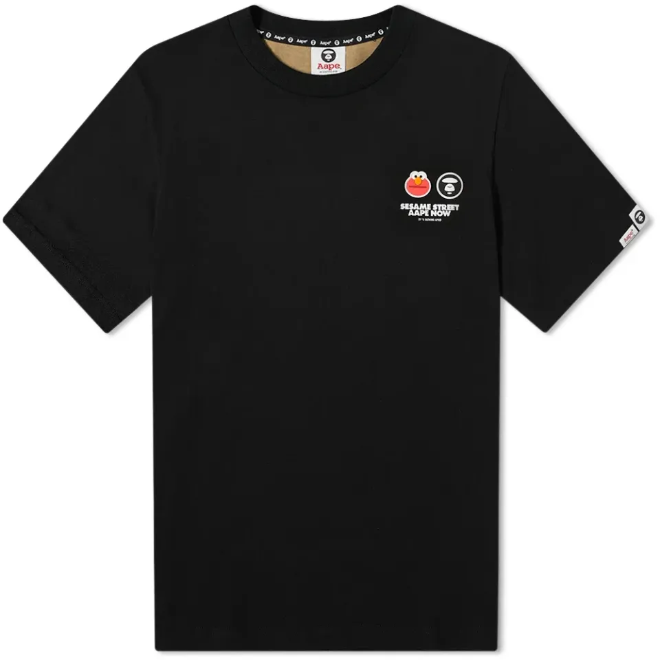 AAPE x Sesame Street AAPE Elmo One Point T-Shirt