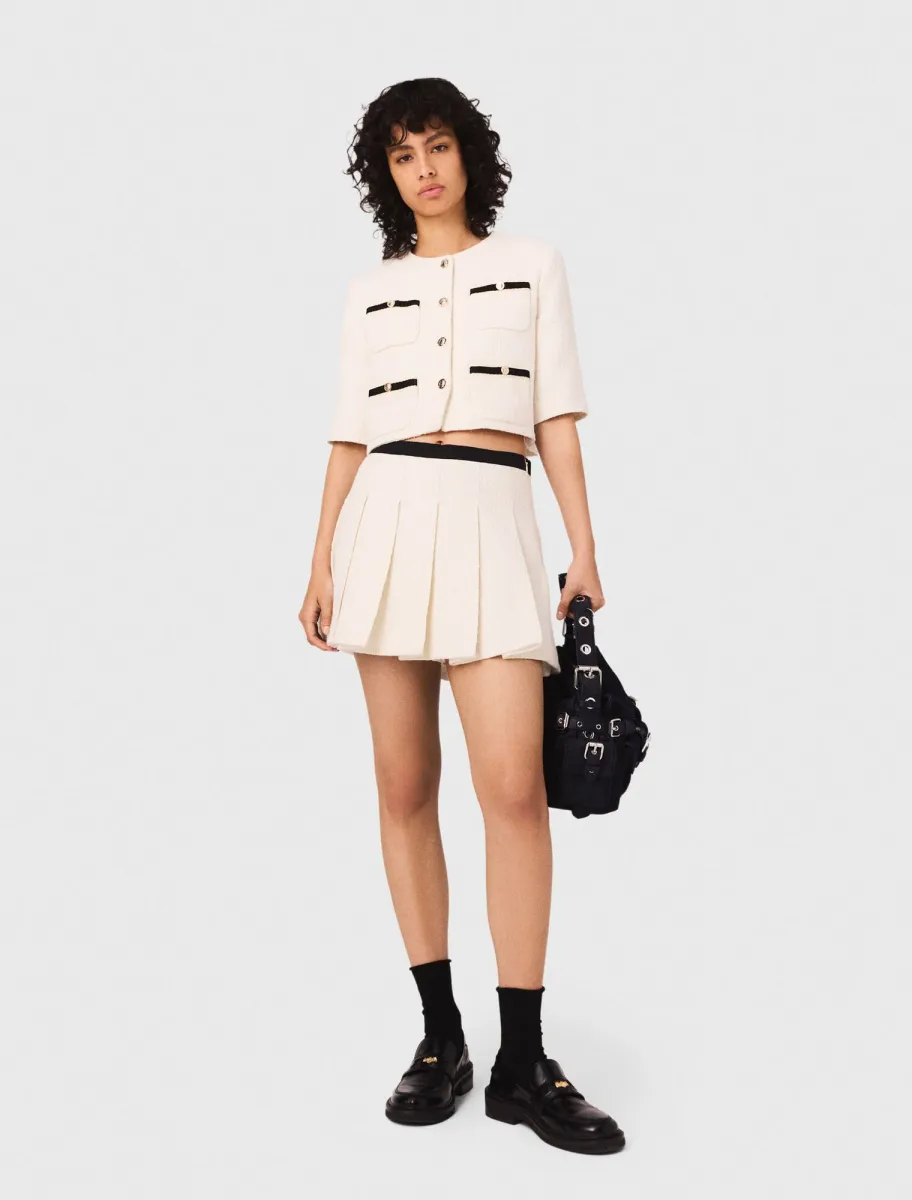 Tweed skort