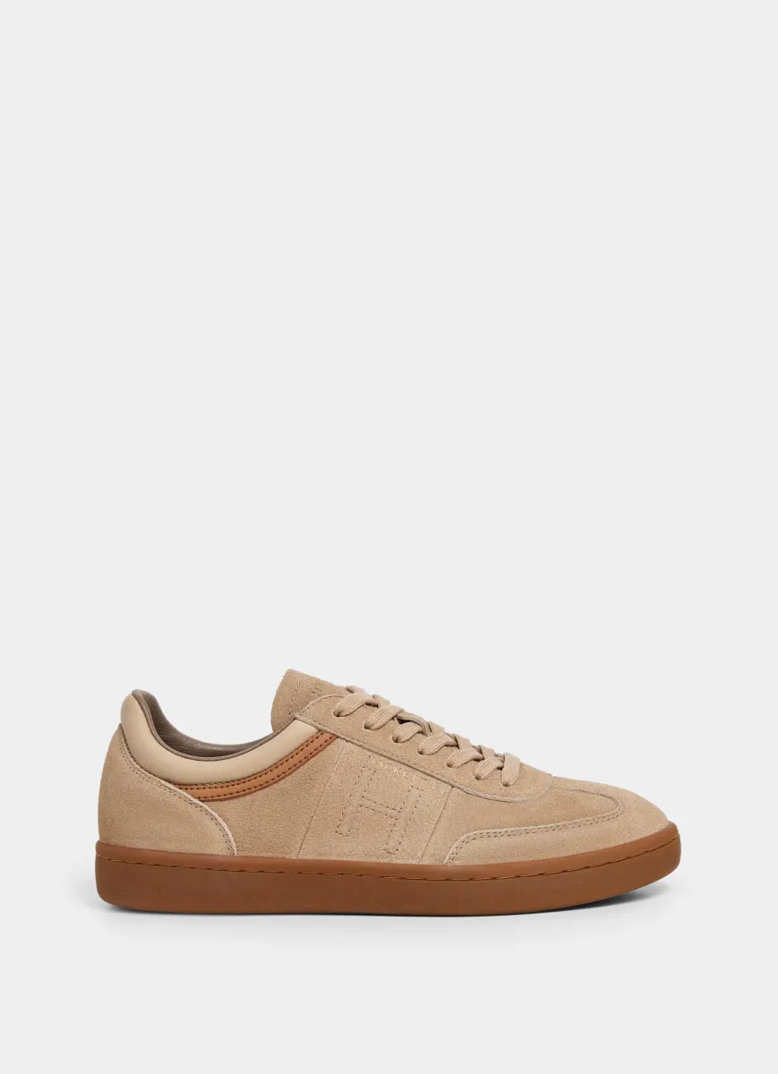 Beck Ivys Leather and Suede Trainers