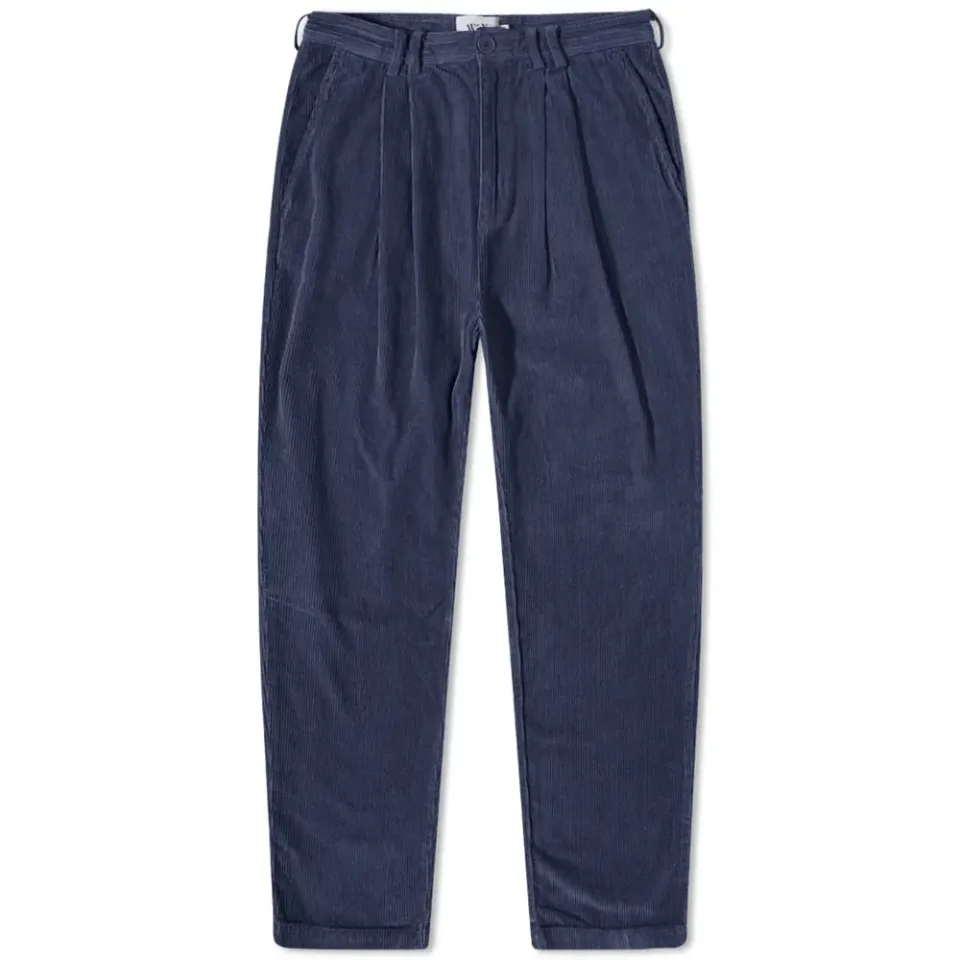 Classic Pleated Cord Pant