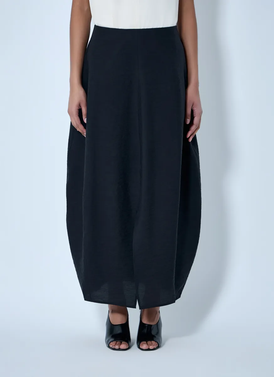 Maxi Skirt in Textured Fabric
