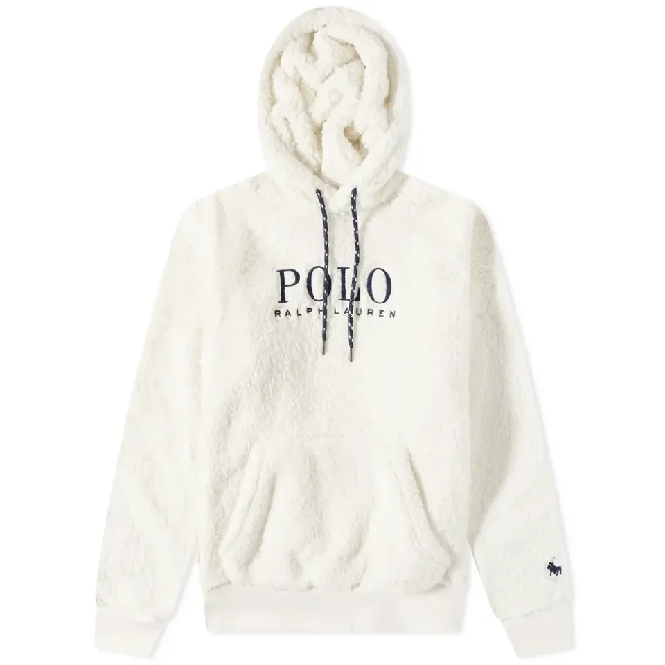 Borg Fleece Popover Hoodie