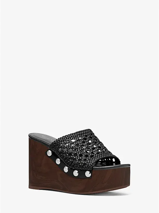 Mayes Woven Wedge Sandal