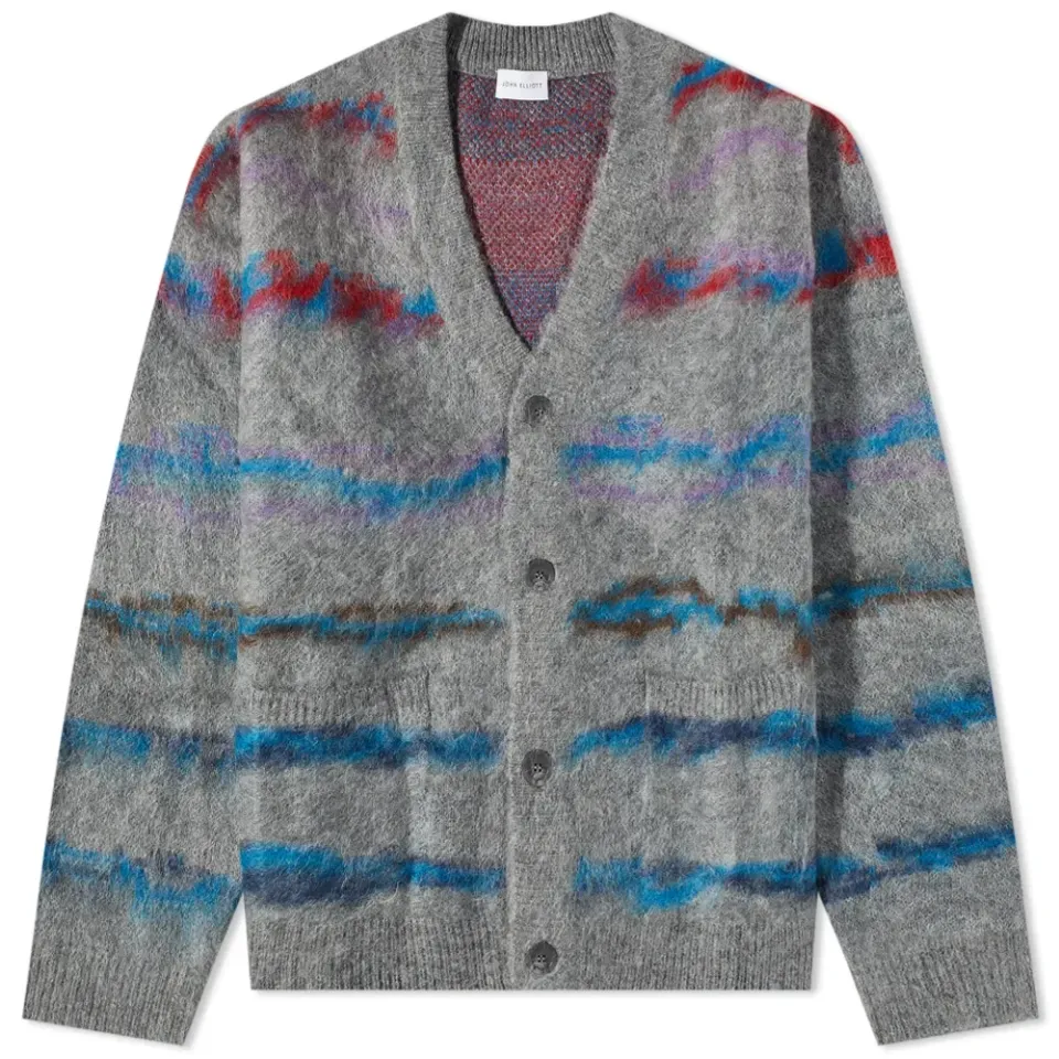 Mohair Jacquard Cardigan