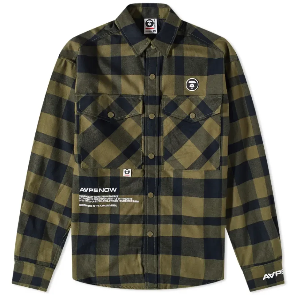 AAPE AAPE Now Check Flannel Shirt