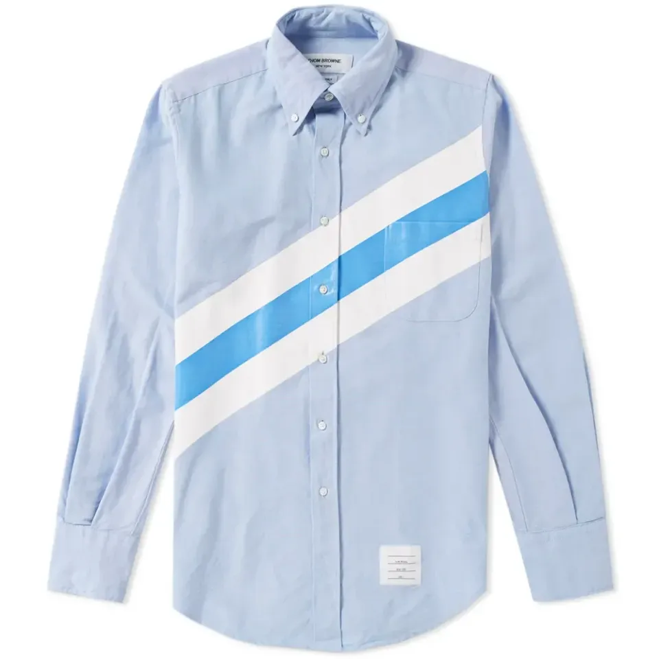 Diagonal Stripe Oxford Shirt