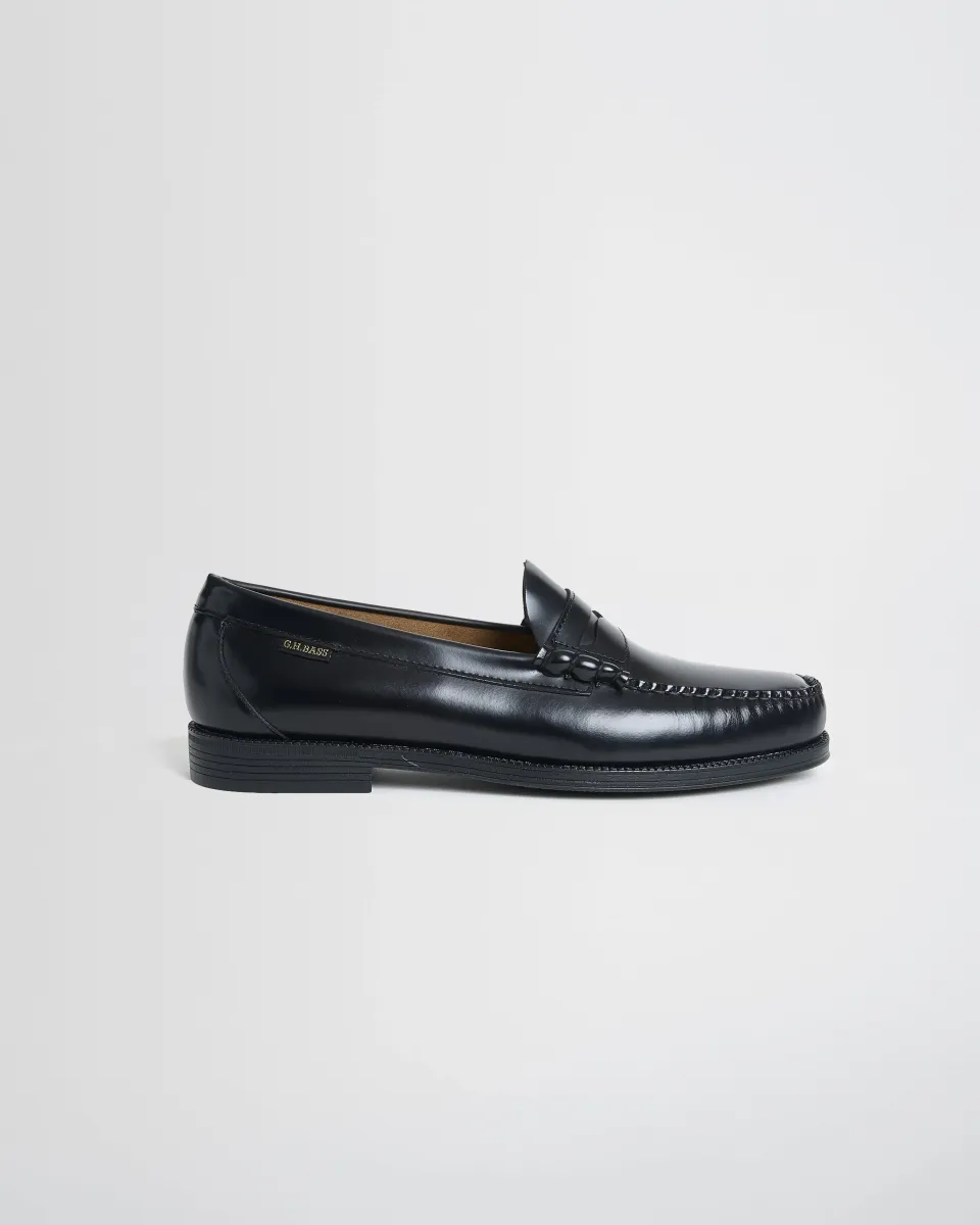 G.h. Bass – Black Easy Weejuns Larson Leather Penny Loafers