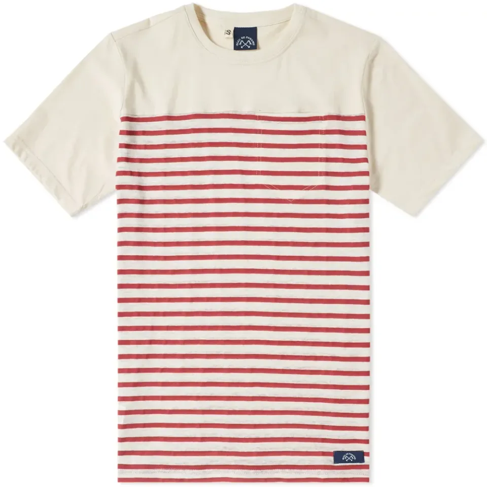 Stripe Pocket Tee