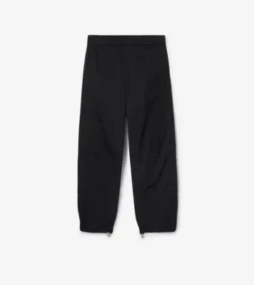 Nylon Trousers in Black