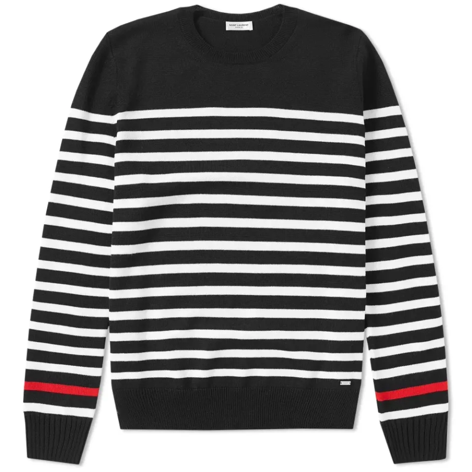Stripe Crew Knit
