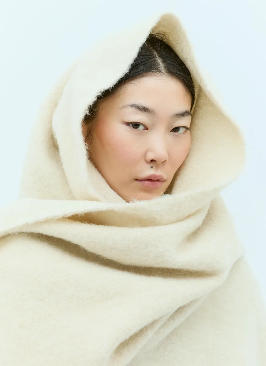 Alpaca Fringe Scarf
