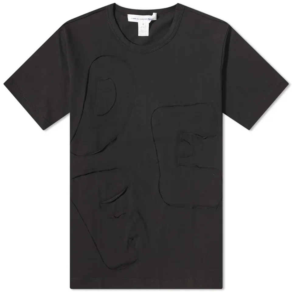 Cut & Sew Letter T-Shirt