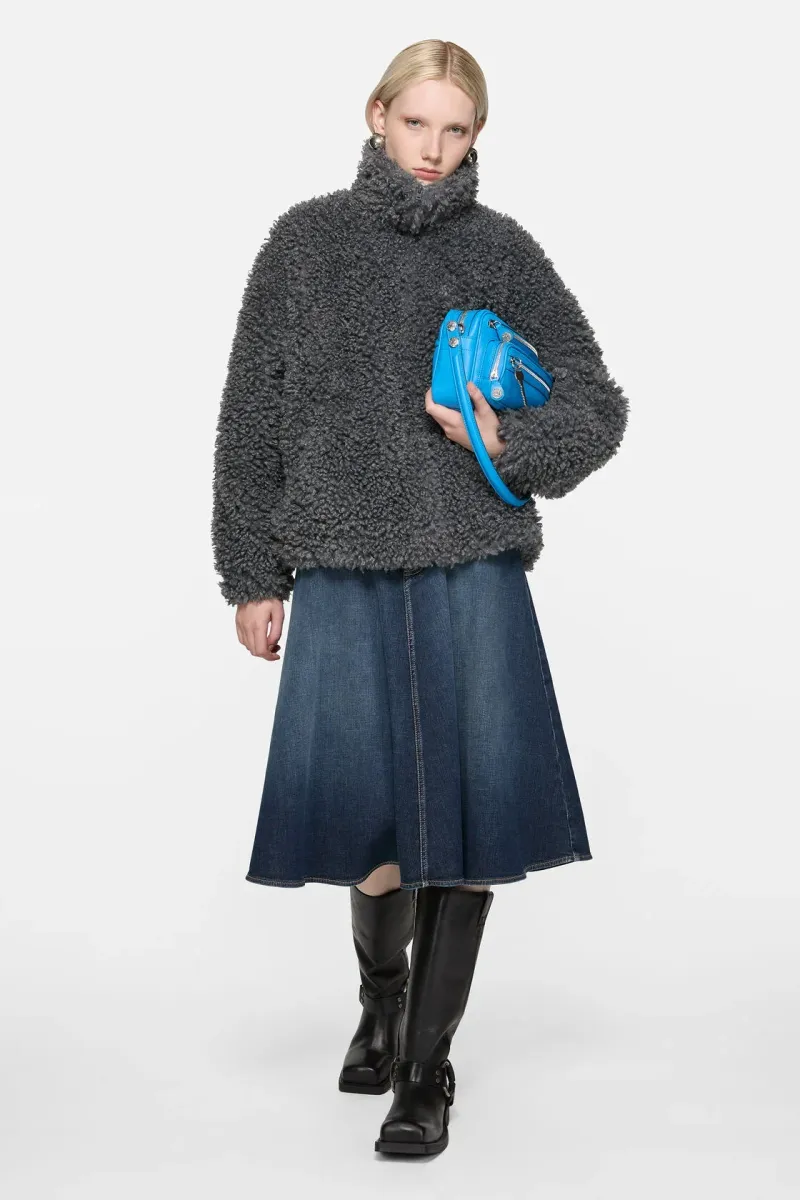 Faux fur jacket