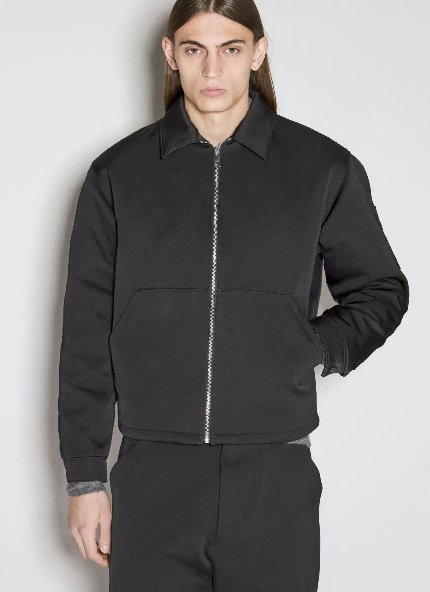 Padded Silk And Cotton Jacket