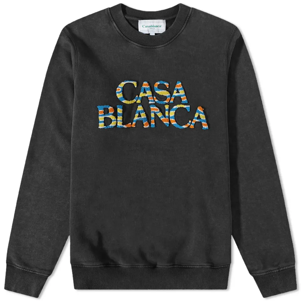 Ange de Jour Stacked Logo Crew Sweat