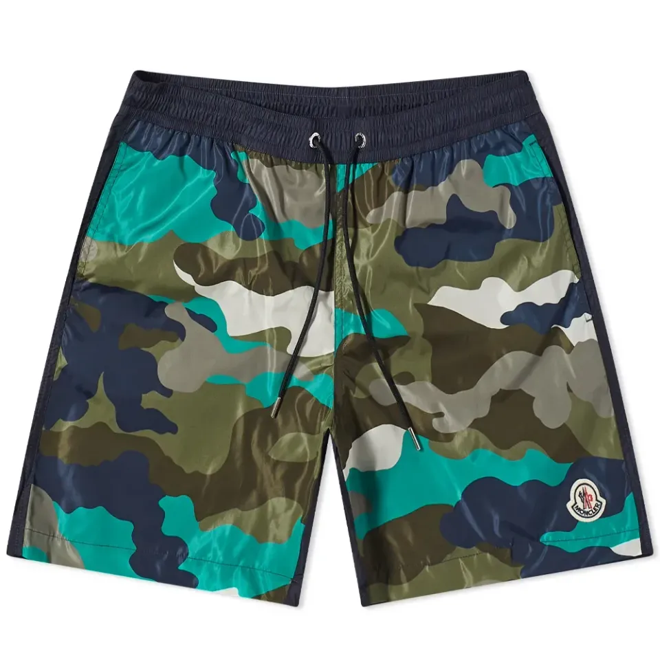 Camo Print Swim Shorts
