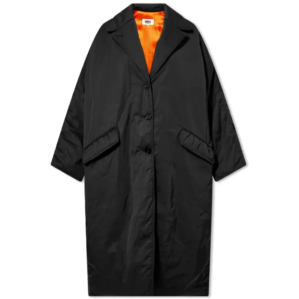 Longline Button Front Coat