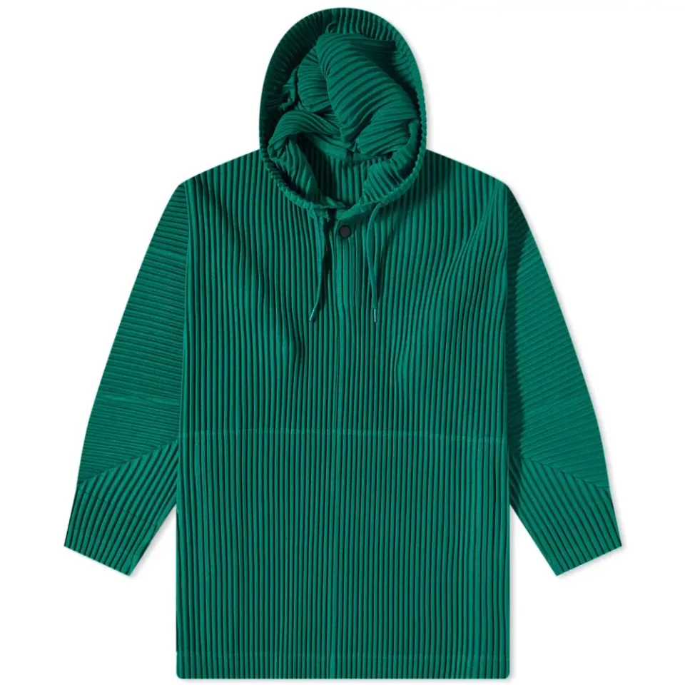 Pleated Popover Hoody