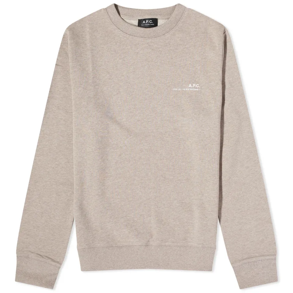 A.P.C. Item Logo Crew Sweat