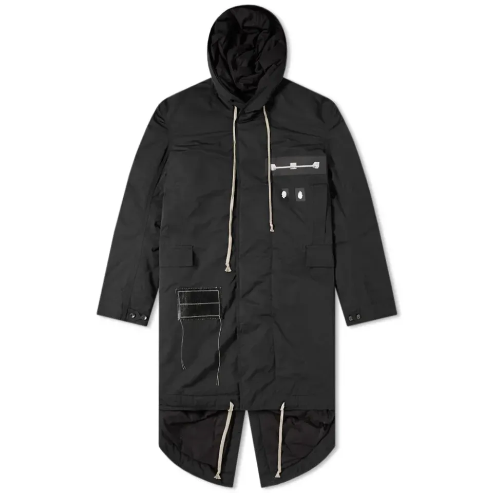 DRKSHDW Fishtail Patch Parka