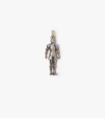 Knight Charm in Silver