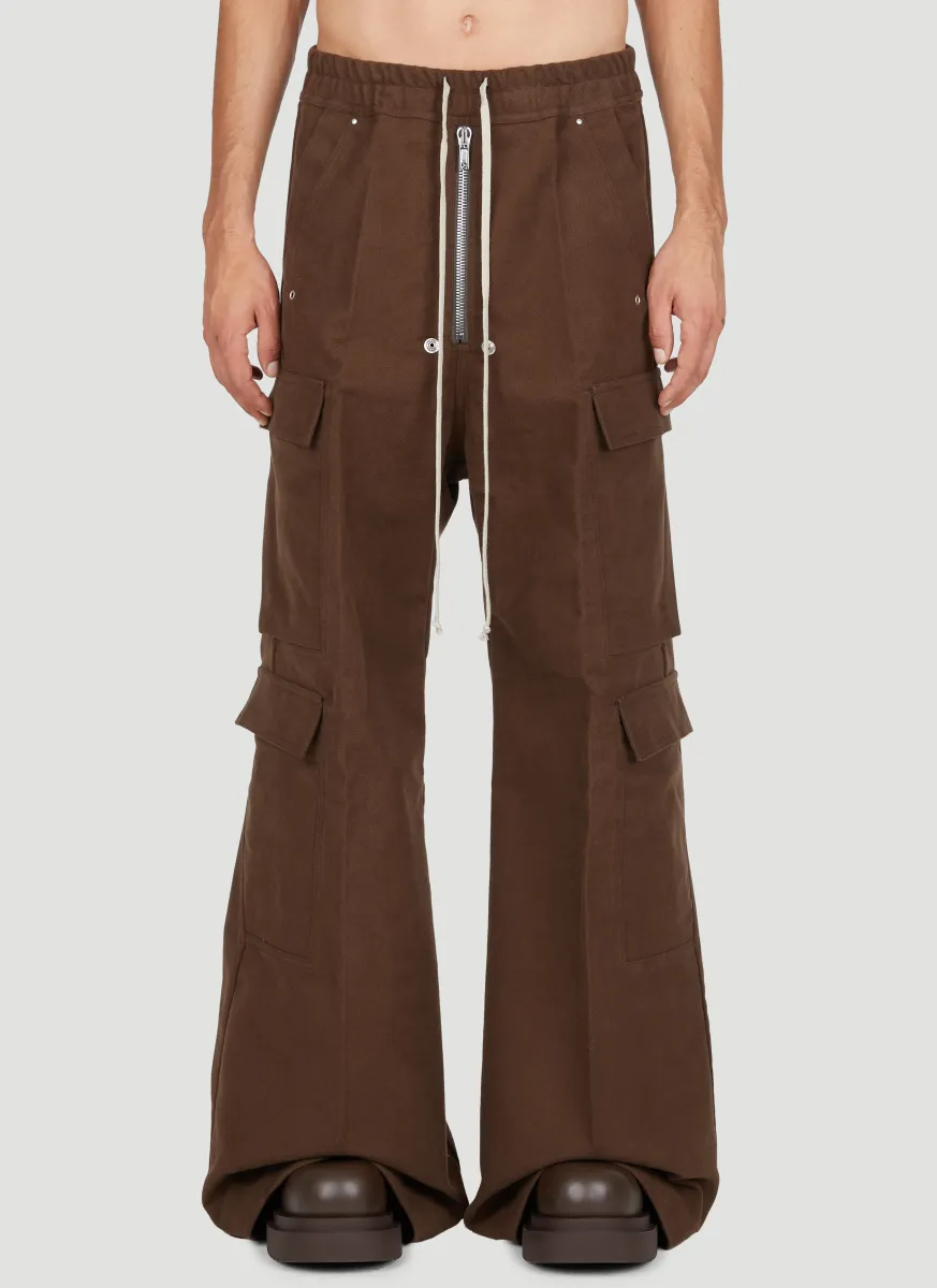 Drawstring Waistband Cargo Pants